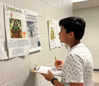  Gr8 Gallery Walk Super Hero/Villain Periodic Table